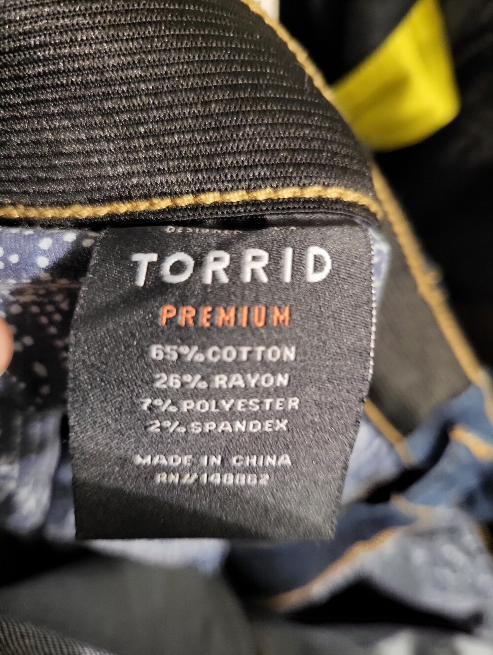 TORRID SKY HIGH SKINNY JEANS SZ 22R - Picture 5 of 9